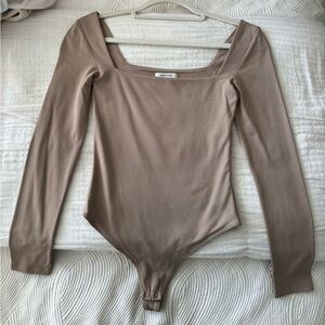 Aritzia Original Contour Squareneck Bodysuit